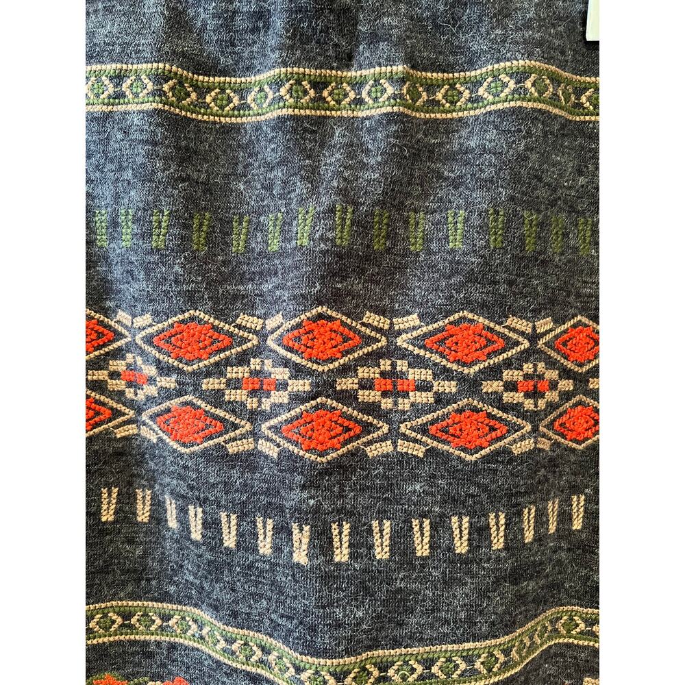 THML Boho Mini Skirt Gray Boho Floral Print S - Picture 4 of 6